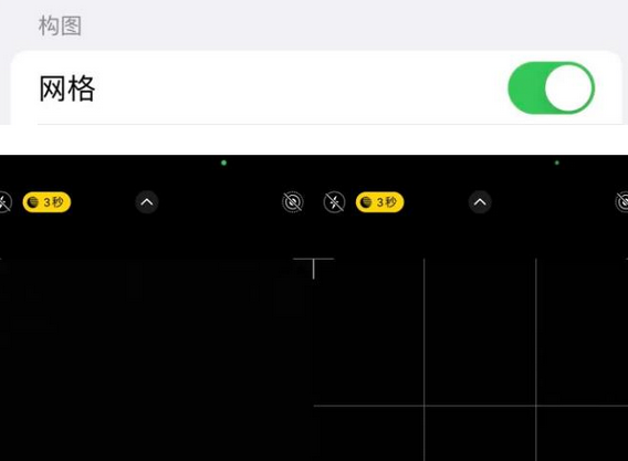 黎川苹果手机维修网点分享iPhone如何开启九宫格构图功能